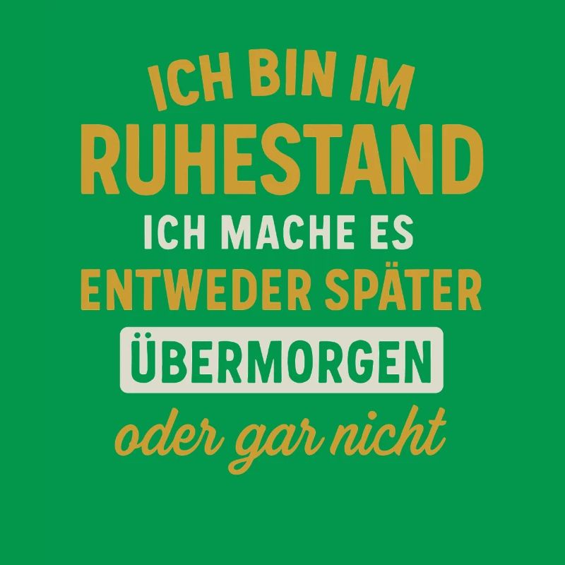 Ruhestand: Übermorgen oder gar nicht