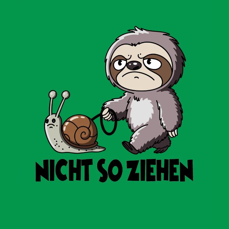 Pas si pull sloth avec humour d’escargot