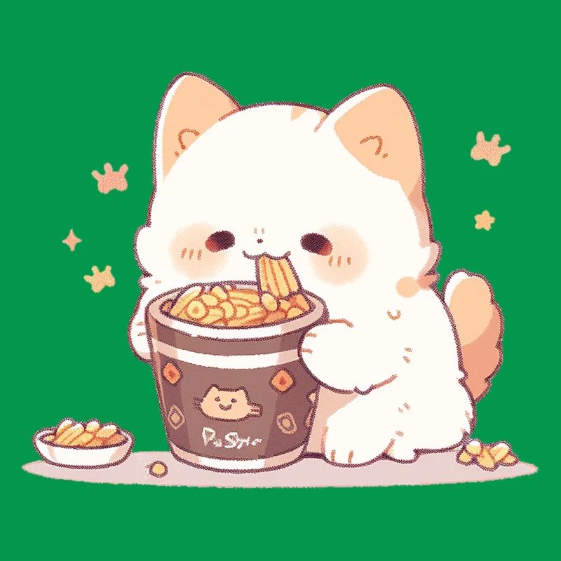 Chats spaghetti - Le chat s’amuse avec le passé