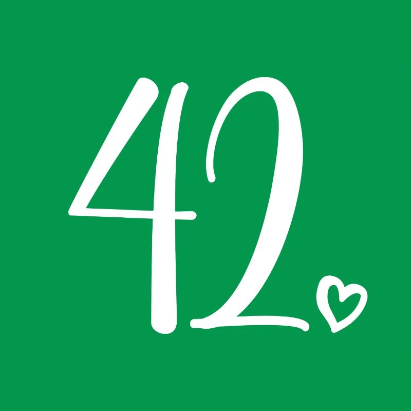 Mignon numéro 42, 42 ans, cadeau de 42e anniversaire