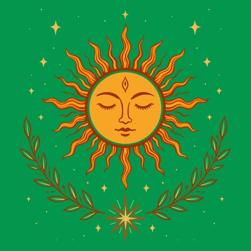 Midsummer Sun – Boho Symbol