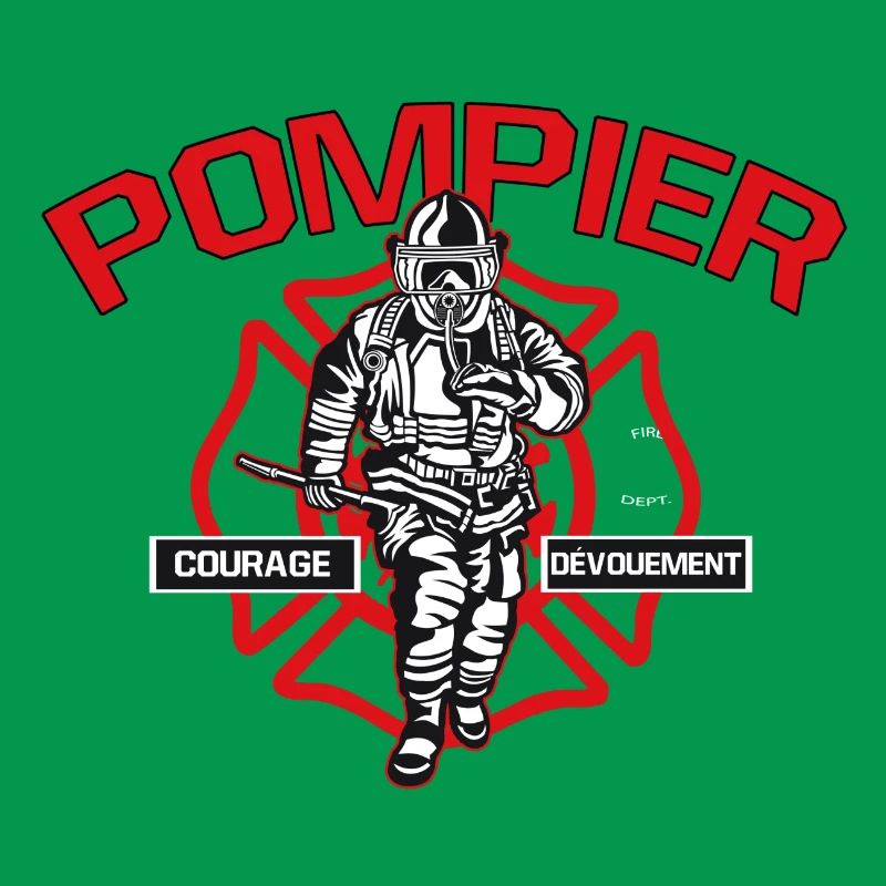 POMPIER courage dévouement