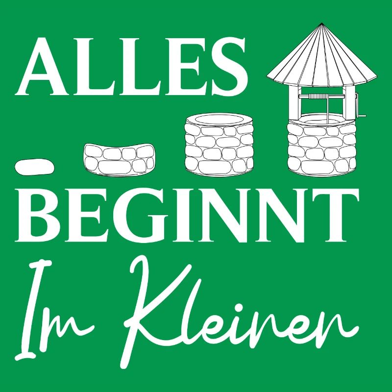 Construction de puits Tout commence dans le constructeur de petits puits