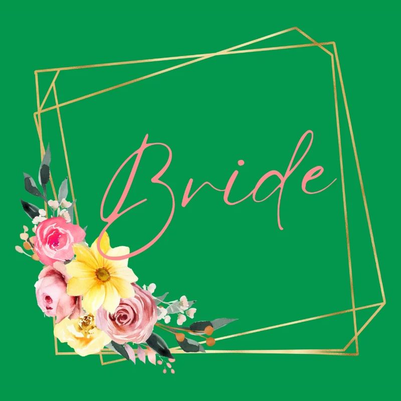 Équipe Bride! Fleurs, personnalisables