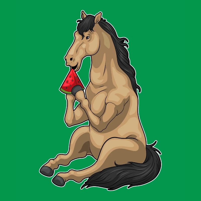 Pastèque cheval
