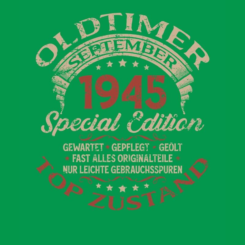 80. Geburtstag Geschenk Oldtimer September 1945