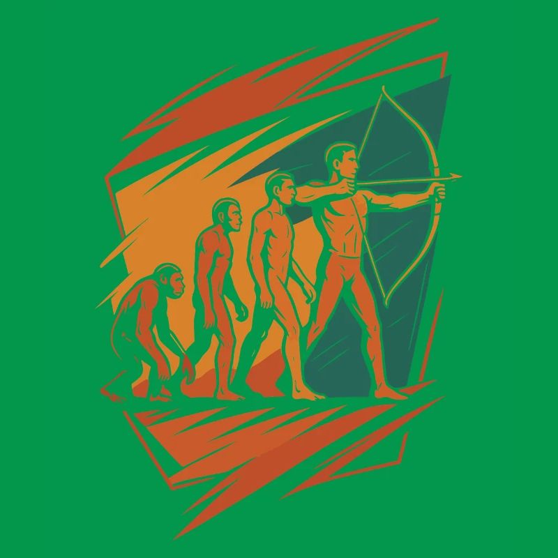 Évolution du tir à l'arc Archer Arc Cible