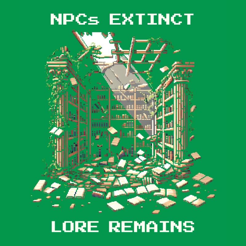 NPCs gone, lore stays | Post-apocalyptic