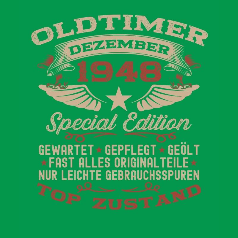 77. Geburtstag Geschenk Oldtimer Dezember 1948