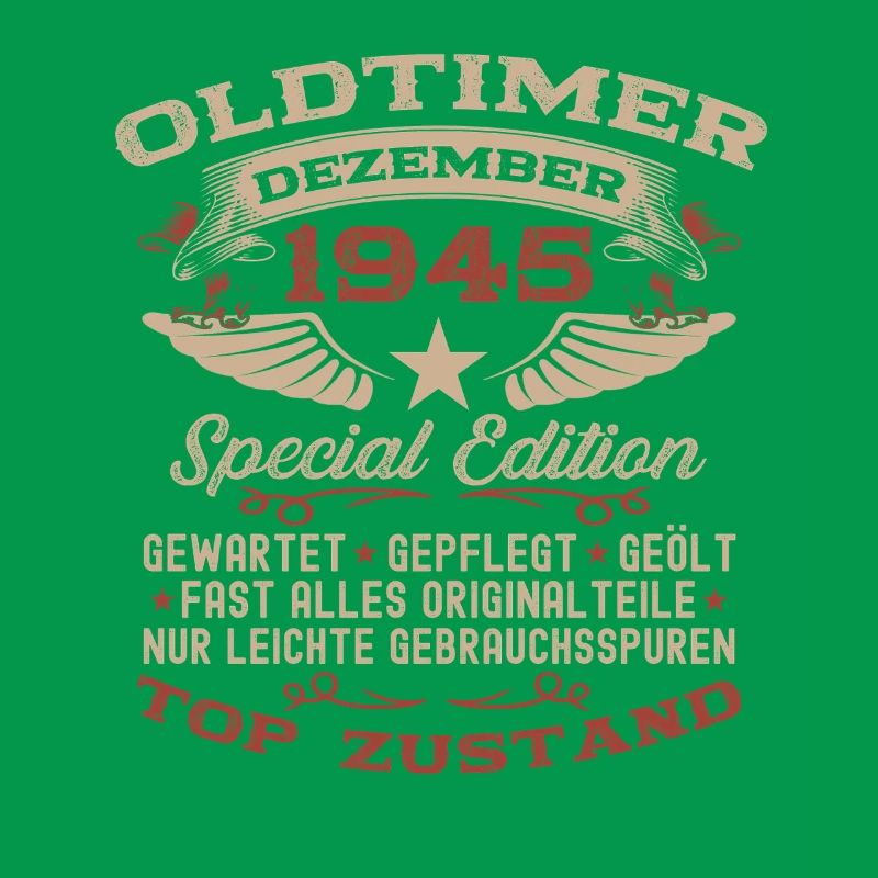 80. Geburtstag Geschenk Oldtimer Dezember 1945