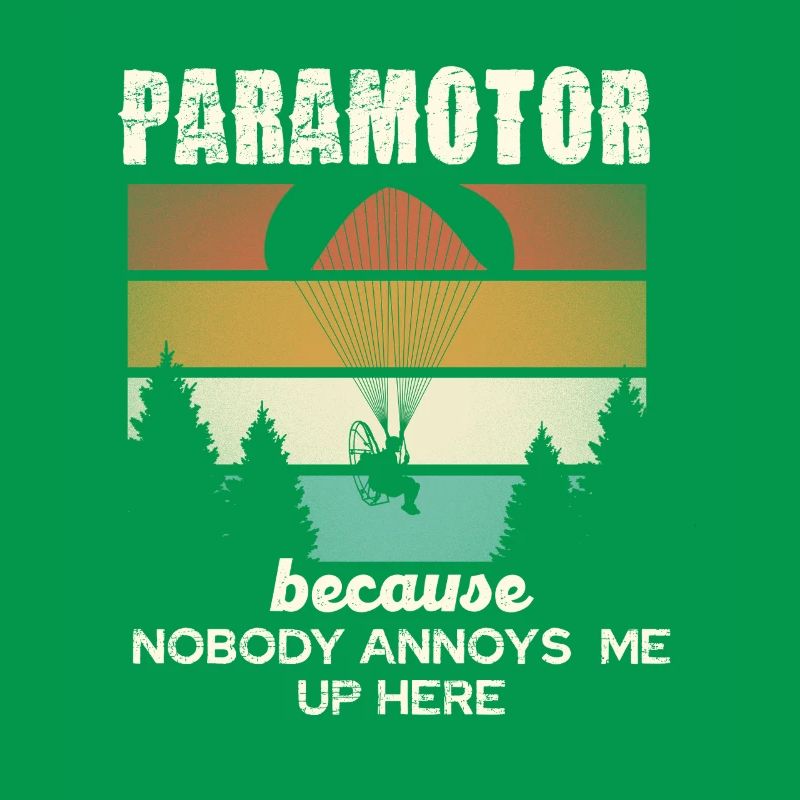 Paramotor: Nobody bugs me up here