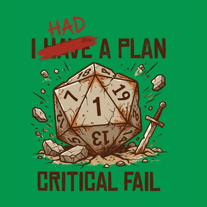 Échec critique – J’avais un plan cube