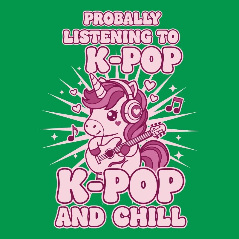 Probablement en train d’écouter du K-Pop et du Chill Unicorn