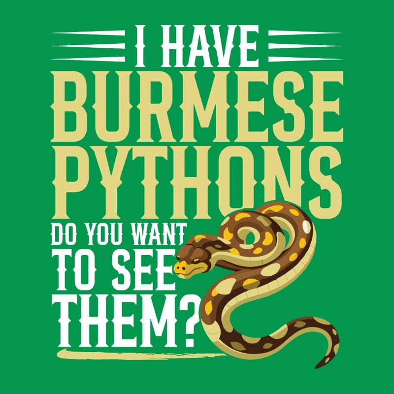 Burmesische Python HDE Schlangen-Stofftier-Reptil