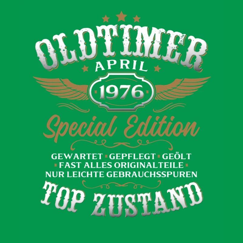 50. Geburtstag Geschenk Mann Oldtimer April 1976