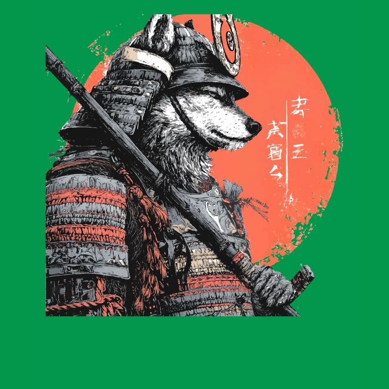 Wolf in Armor samurai 