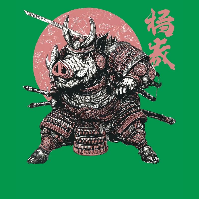 Samurai Boar Armor Clash