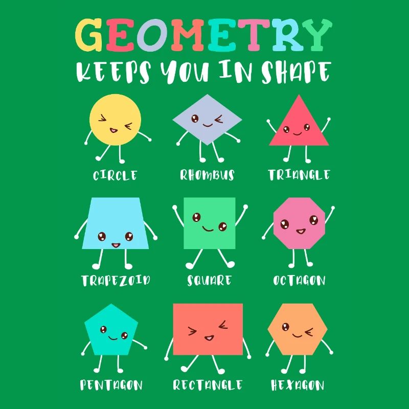 Geometry Keeps You in Shape – School Math Humor