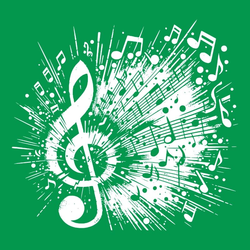 Exploding Music Clef Scale