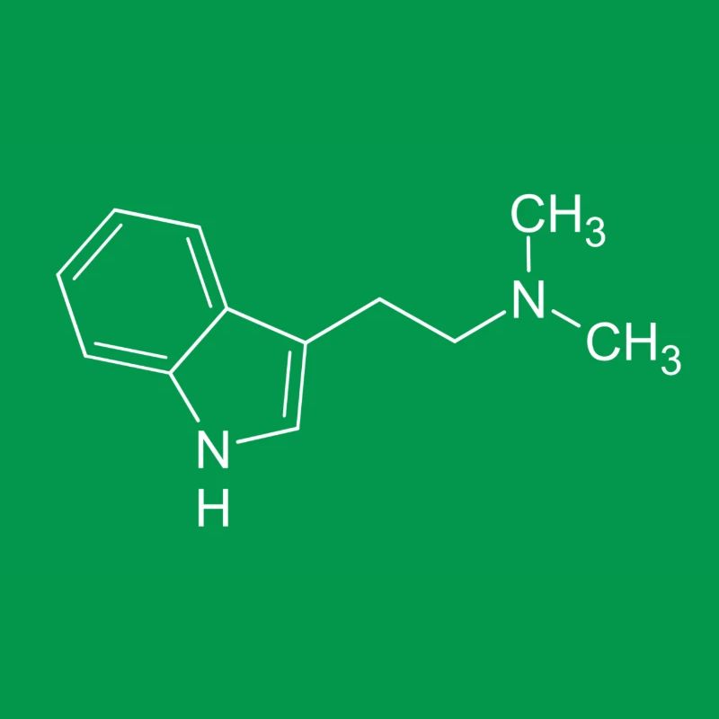 DMT dimethyltryptamine formule structurelle