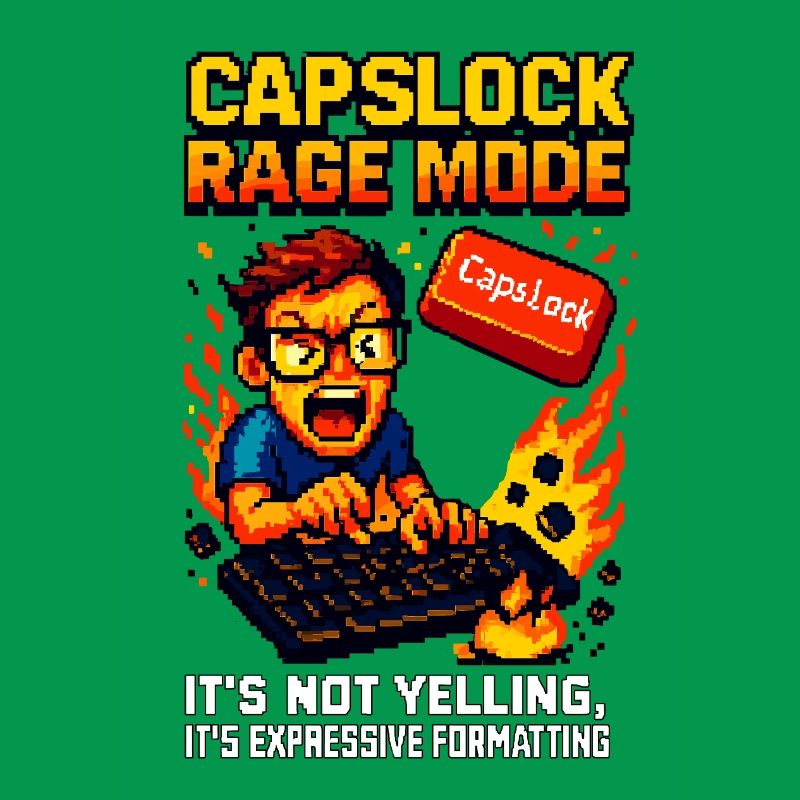 Capslock Rage Mode