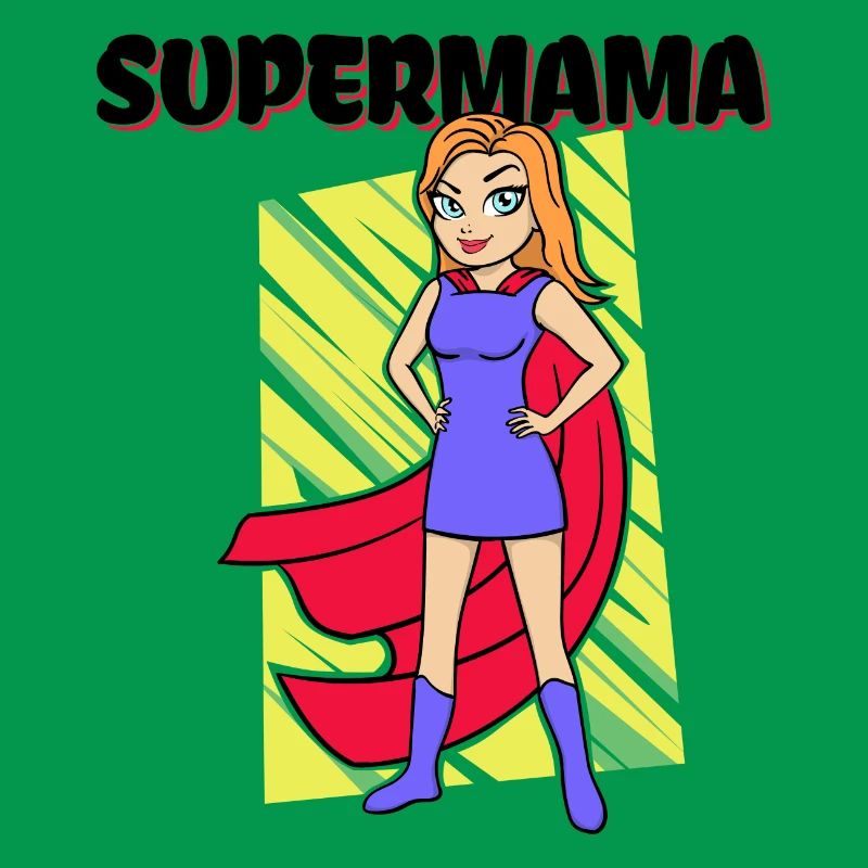 Supermama Beste Mutter Muttertag Statement Mama