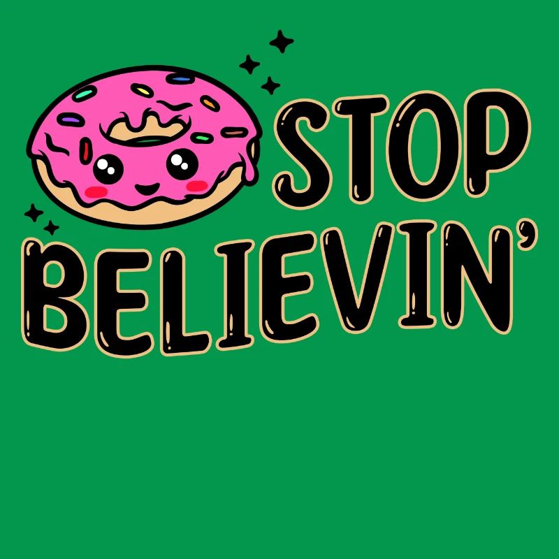 Sweets Snacking Statement Delicious Donut
