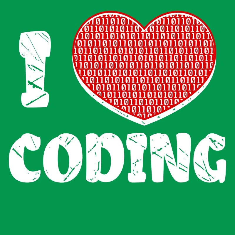 Developer Herz Coden Statement Programmierer