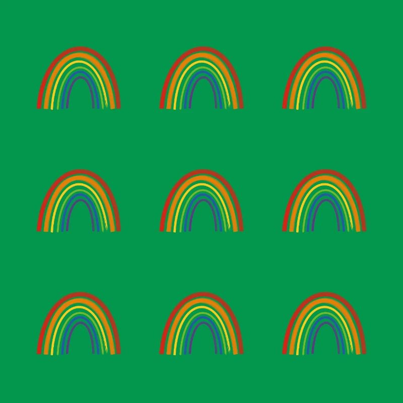 Vivid Rainbow Pattern for LGBT Pride Apparel