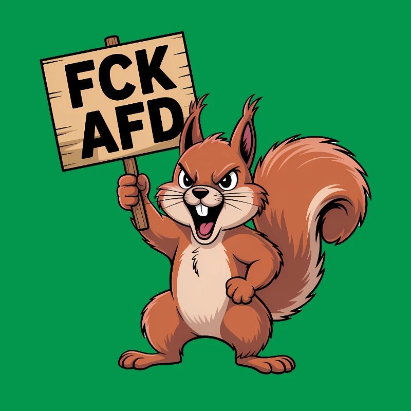 FCK AFD - Antifa Eichhörnchen Tee