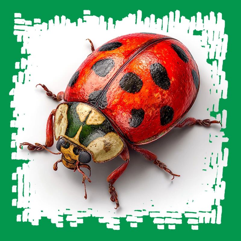 Red Ladybug Pattern Shirt