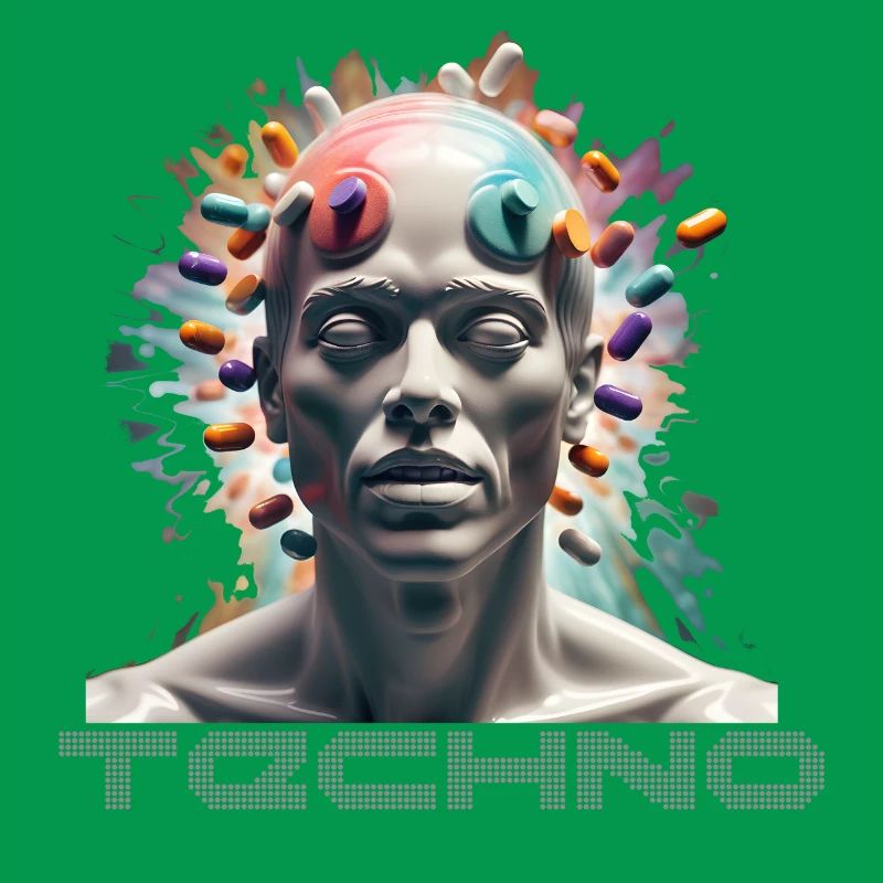 Techno Drogen Geschenk Geschenkidee