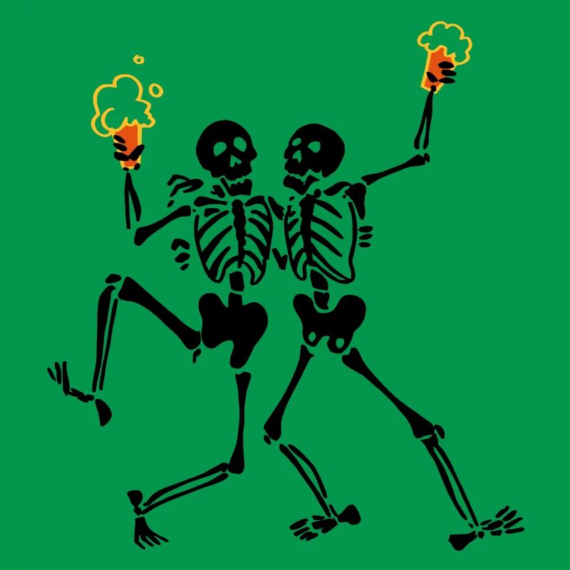 Squelettes faisant la java