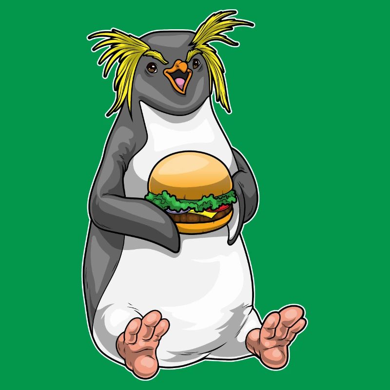 Penguin Cheeseburger