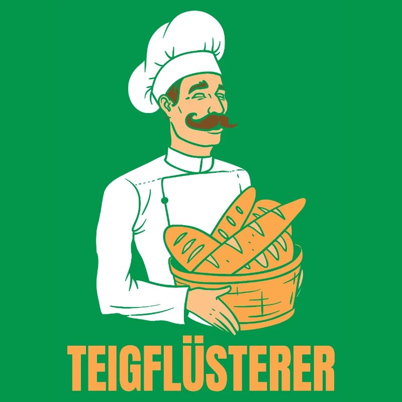 Bäcker Brotkorb Bäckermütze Teigflüsterer