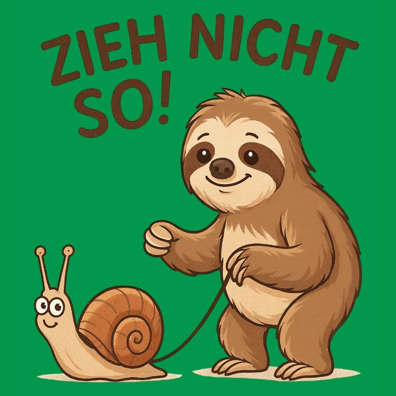 Don't pull like that! Sloth Snail