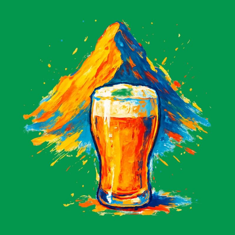 Biergipfel Farbexplosion