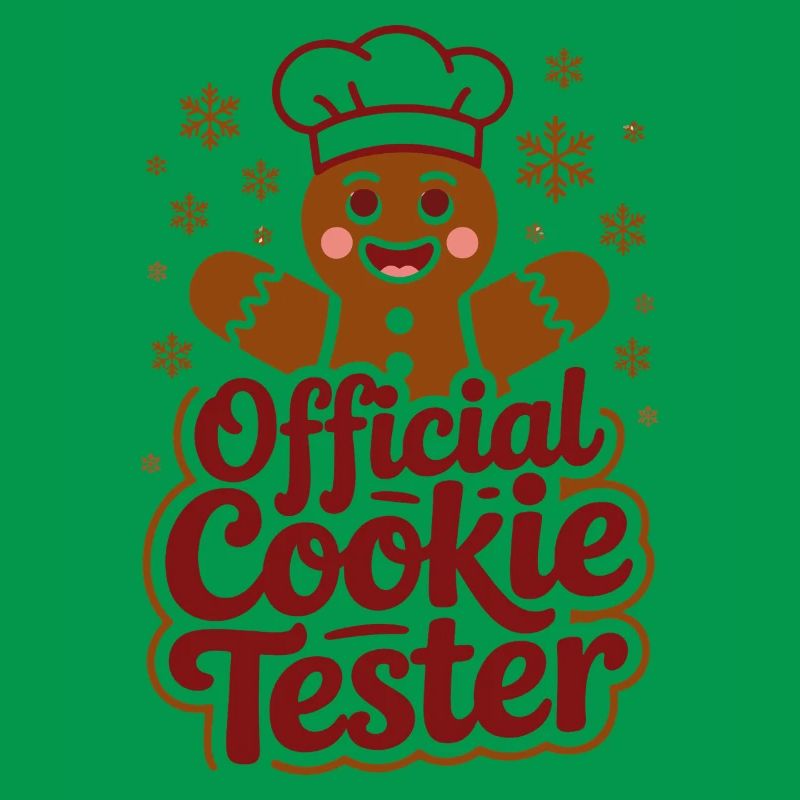 Conception de test de Noël pour les amateurs de biscuits