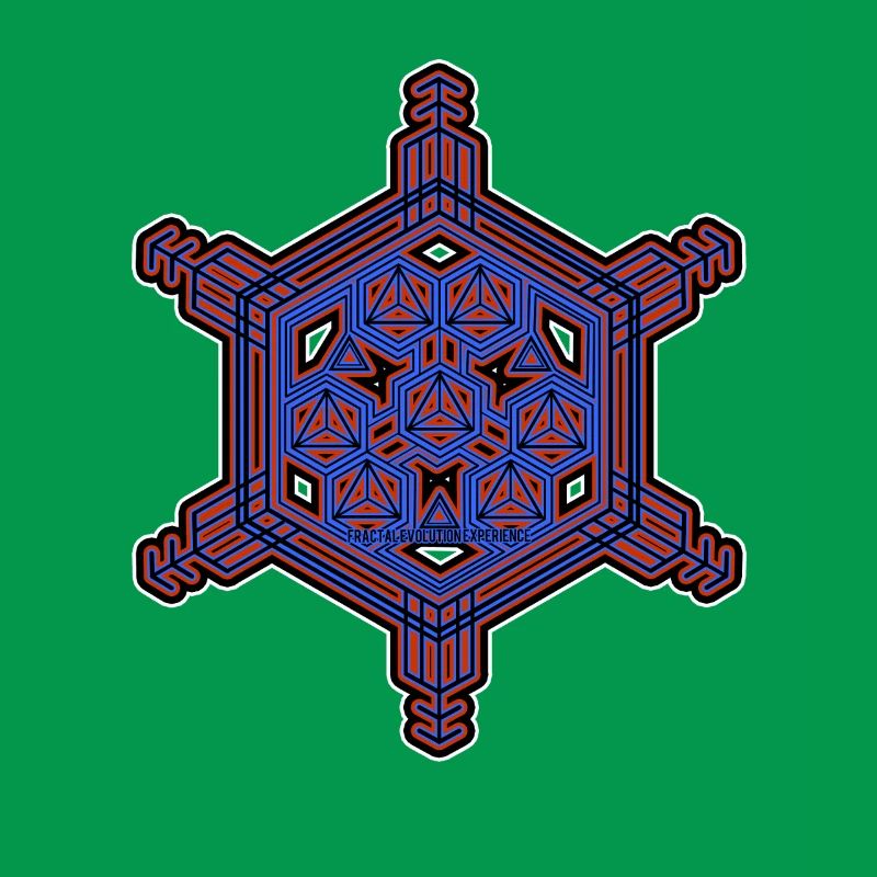 Fraktal Evolution Experience Stern Hexagon Muster