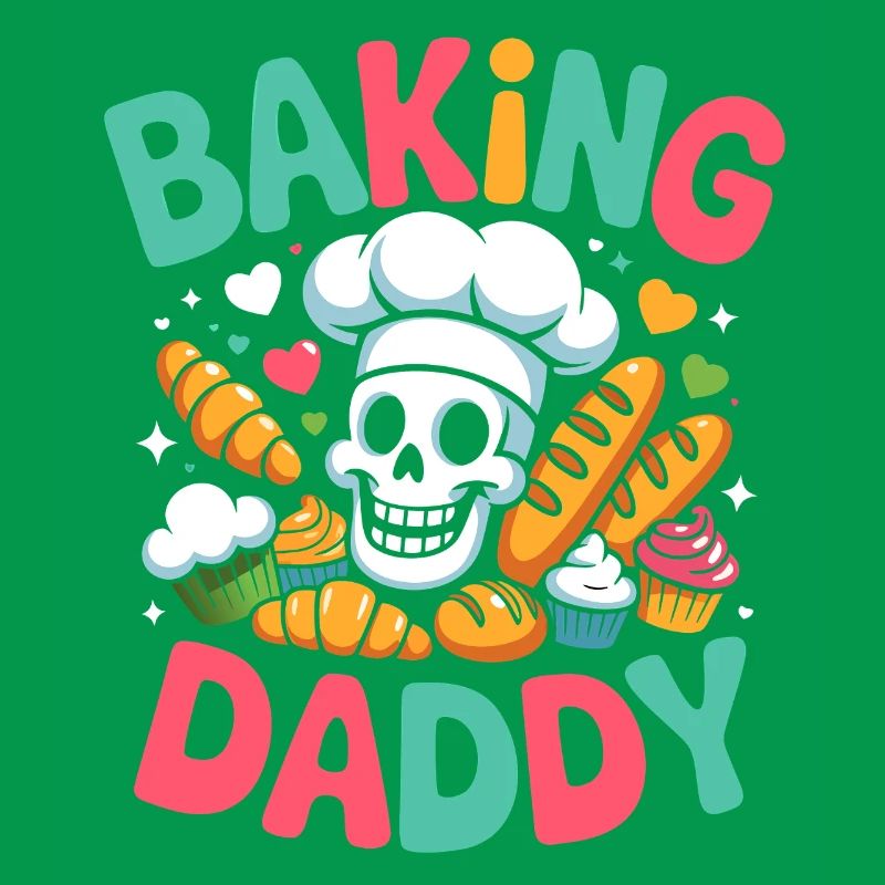 Baking Daddy Skull Baking Art