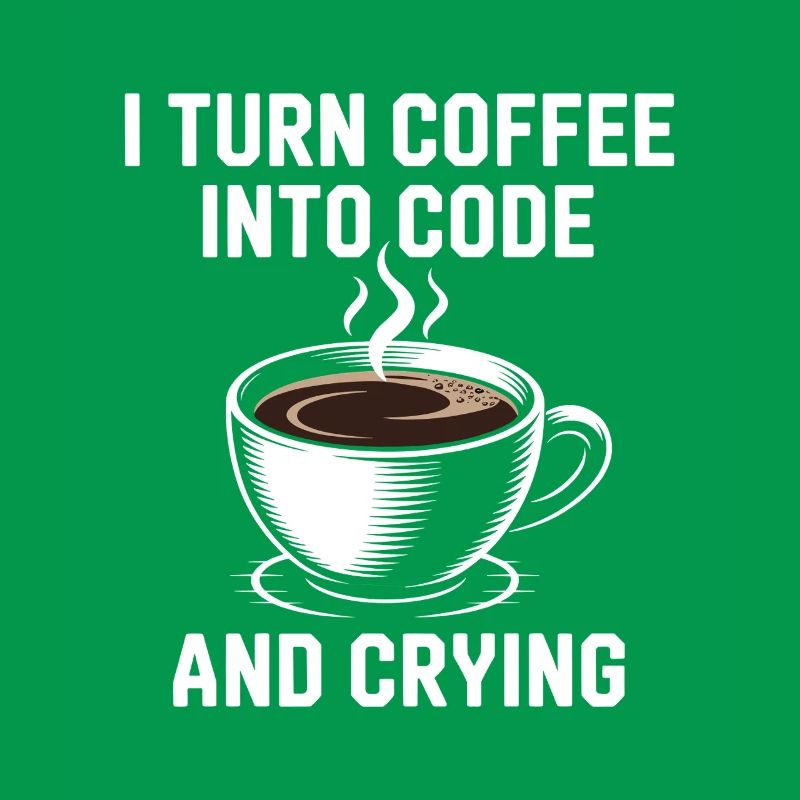 Coffee and programming debugging humor for Softwar