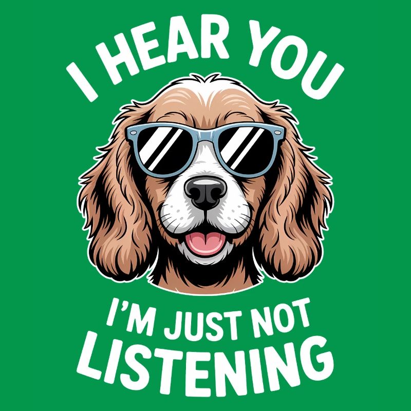 Cocker Spaniel faisant une blague Cadeau de cocker spaniel