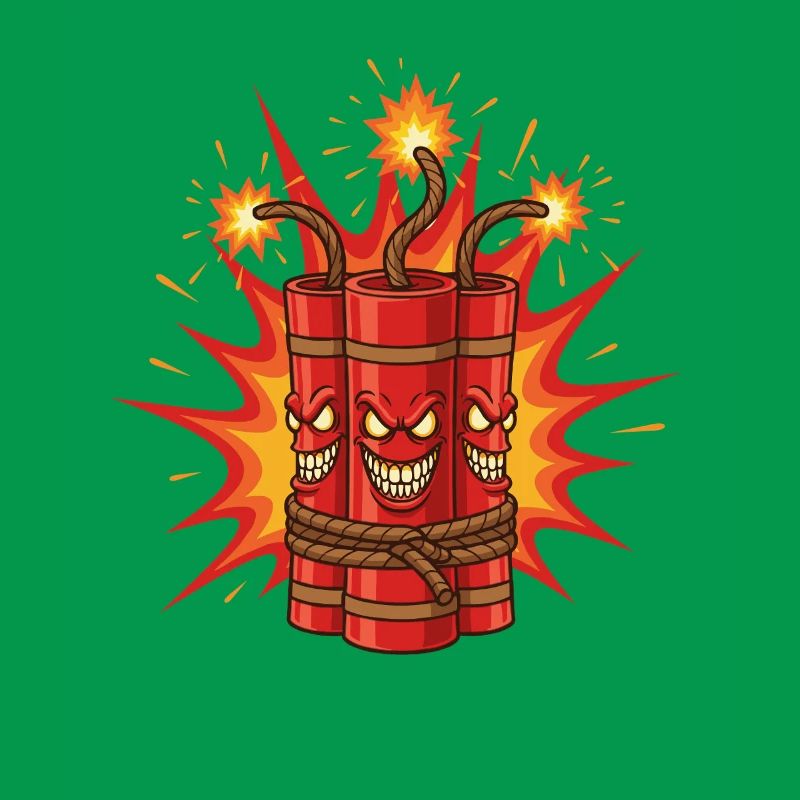 Exploding Dynamite Art