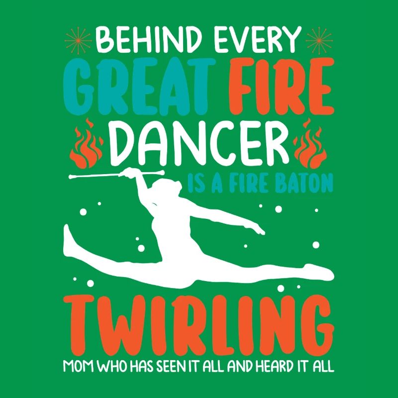 Dancing Vortex Dance School Fire Stick Dancer
