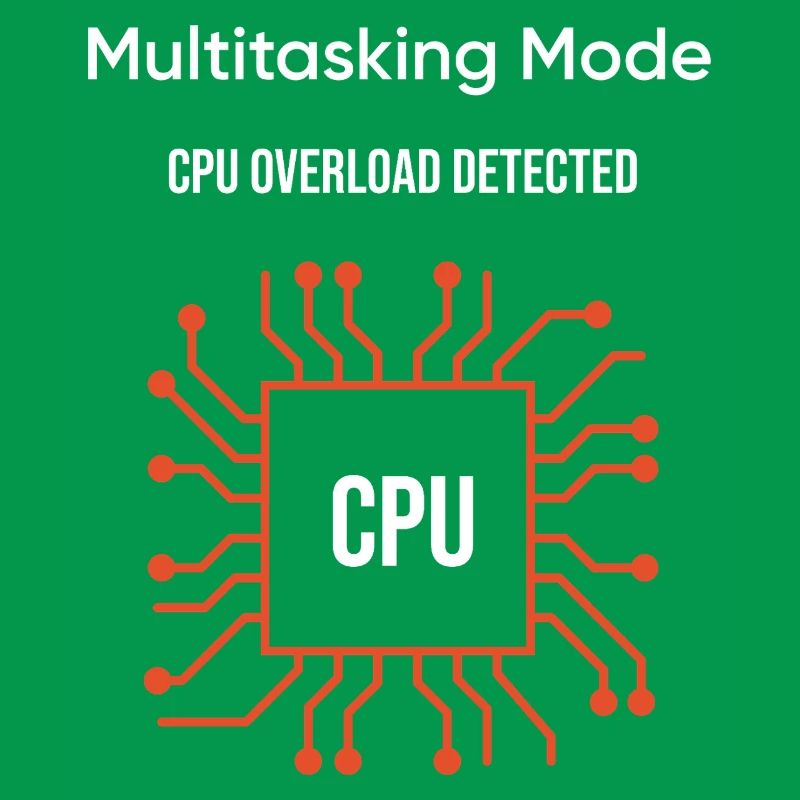 Multitasking Mode – CPU Overload Detected