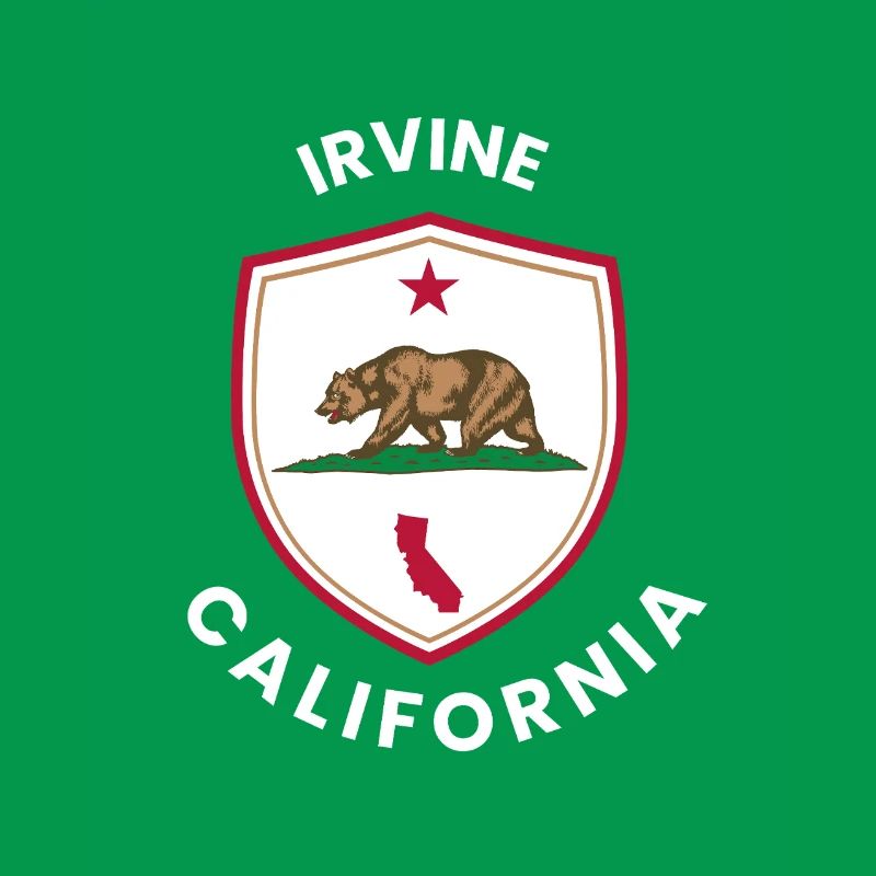 Emblème du bouclier d’ours d’Irvine, CA