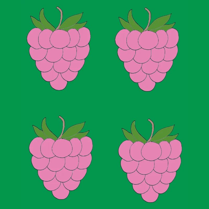 Raspberry Double Cluster Pattern