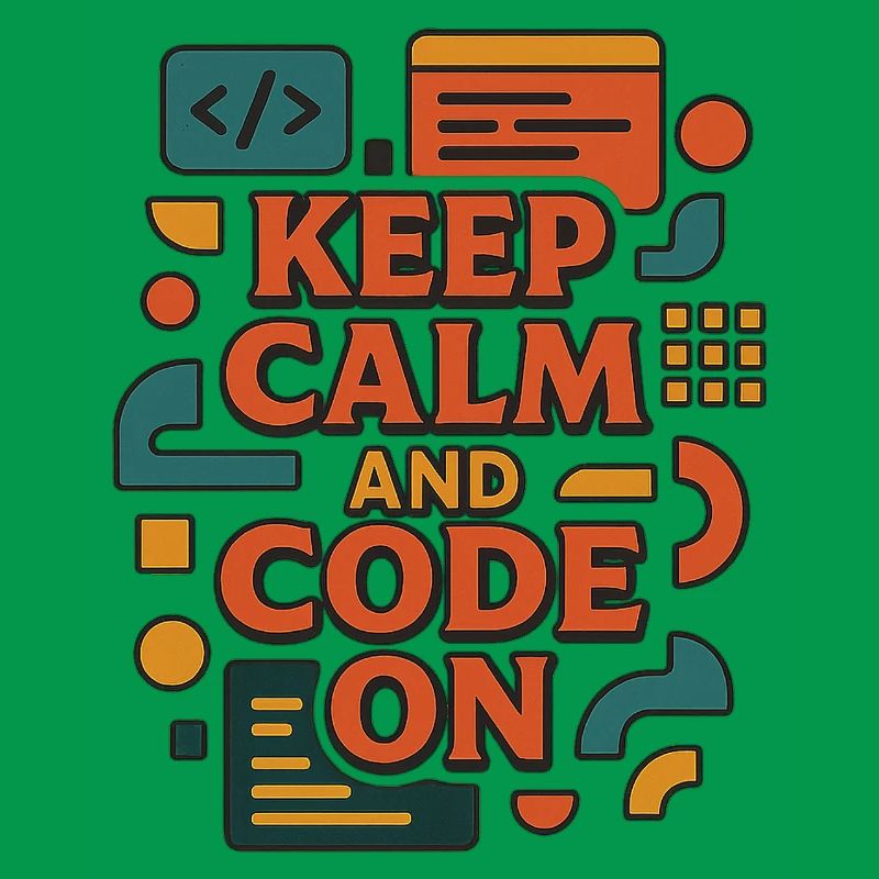 Reste calme et code activé – Chemise de codeur drôle
