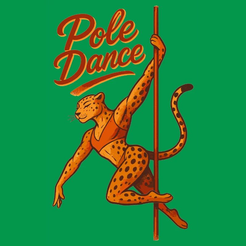 Pole dance Léopard Pole Dancer Cadeau