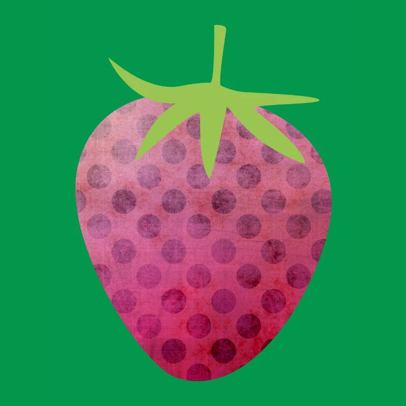 Strawberry Spring Pattern Fruit Spring Pink Fruit